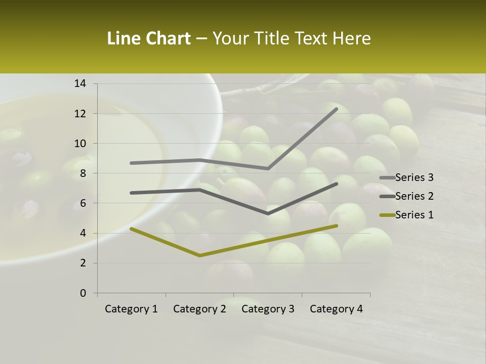 A Bowl Of Olives And Bread On A Table PowerPoint Template