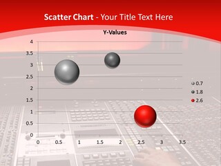 A Man Is Working On A Sound Board PowerPoint Template