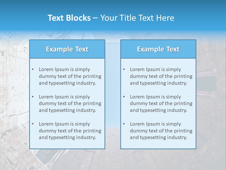 A View From The Bottom Of A Tower Looking Up At The Sky PowerPoint Template