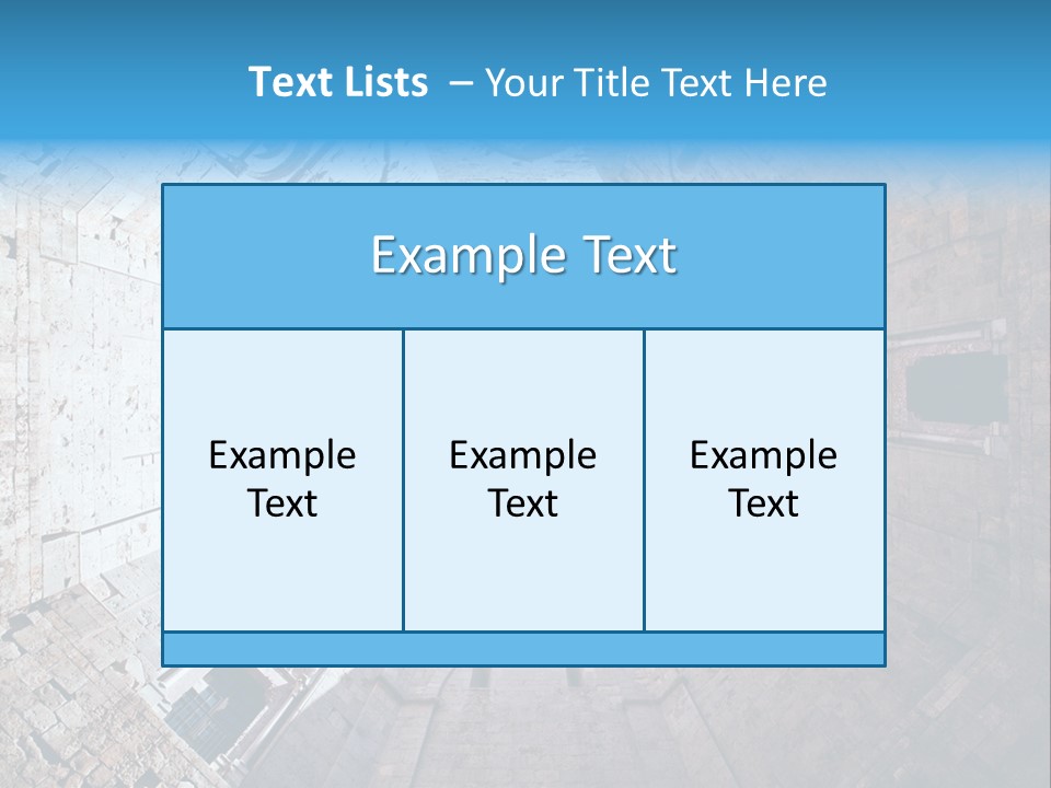 A View From The Bottom Of A Tower Looking Up At The Sky PowerPoint Template