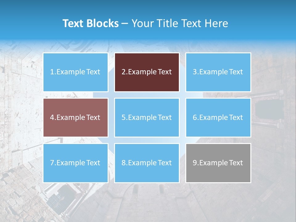 A View From The Bottom Of A Tower Looking Up At The Sky PowerPoint Template