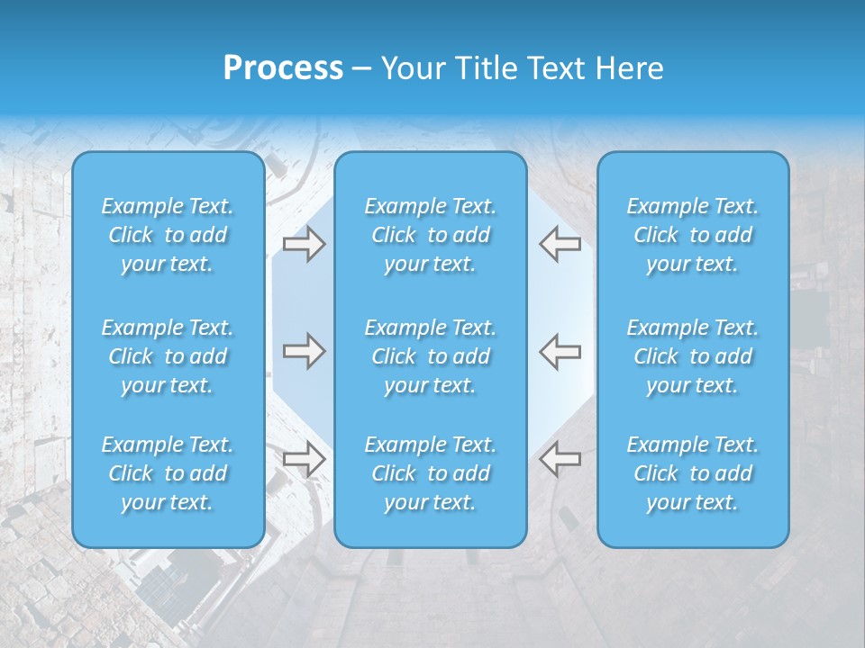 A View From The Bottom Of A Tower Looking Up At The Sky PowerPoint Template
