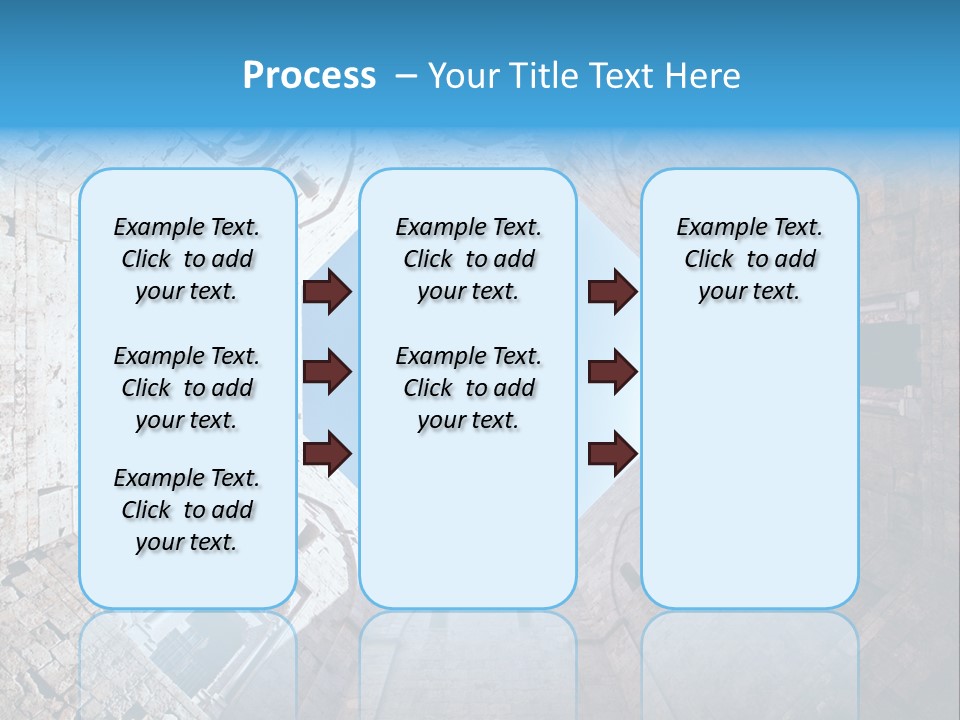 A View From The Bottom Of A Tower Looking Up At The Sky PowerPoint Template