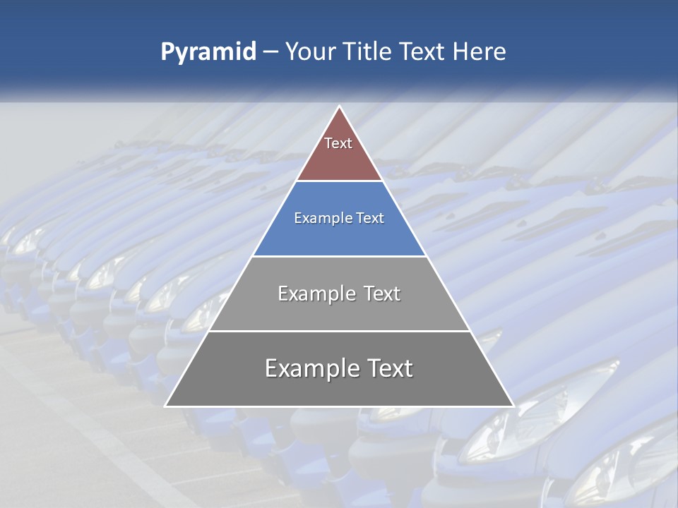 A Row Of Blue Seats Sitting Next To Each Other PowerPoint Template