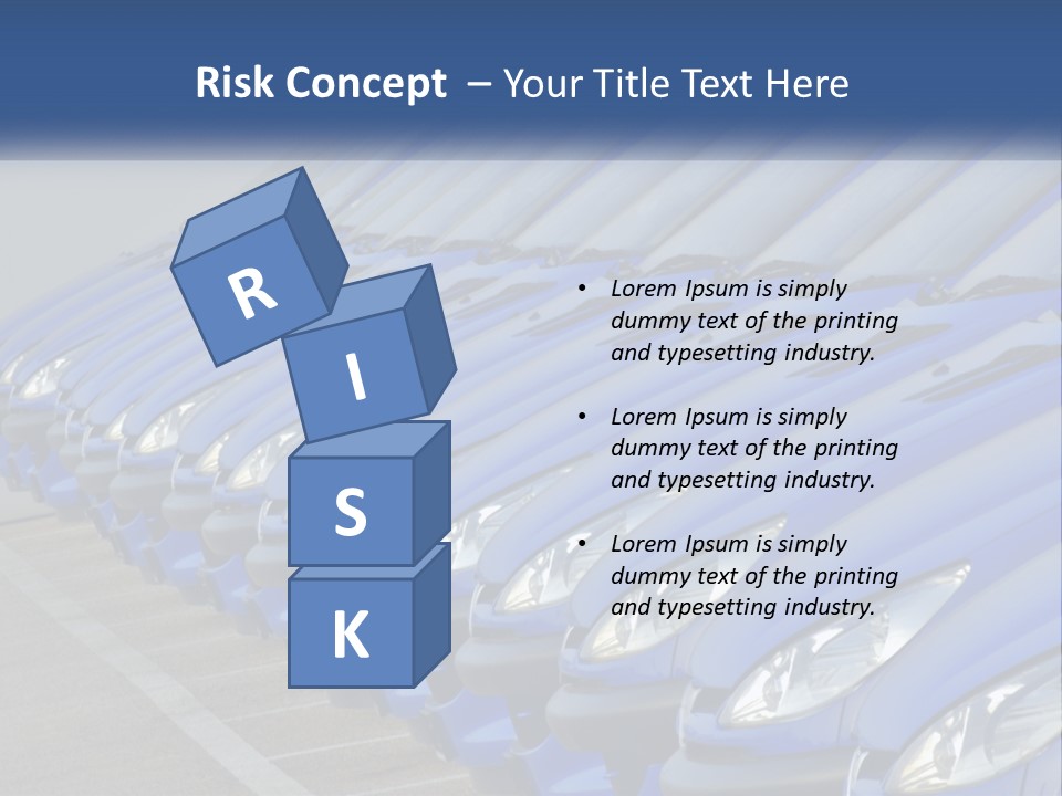 A Row Of Blue Seats Sitting Next To Each Other PowerPoint Template