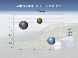 A Couple Of People Sitting On Top Of A Hill PowerPoint Template