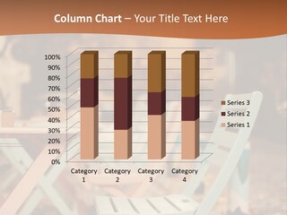 A Table And Chairs With A Cup Of Coffee On It PowerPoint Template