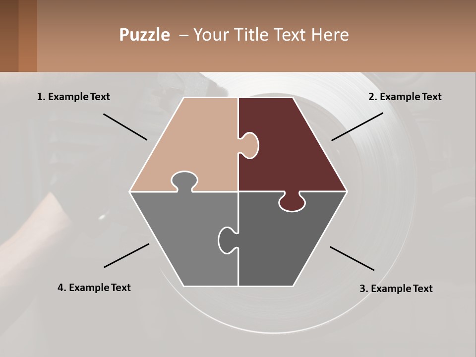 A Man Is Changing A Brake On A Car PowerPoint Template