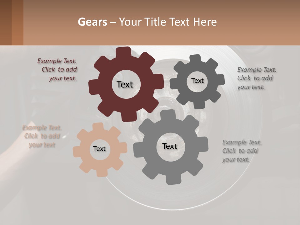 A Man Is Changing A Brake On A Car PowerPoint Template
