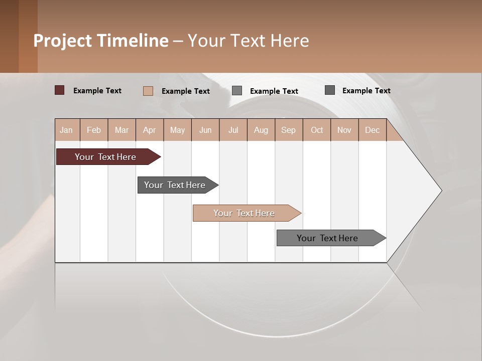 A Man Is Changing A Brake On A Car PowerPoint Template