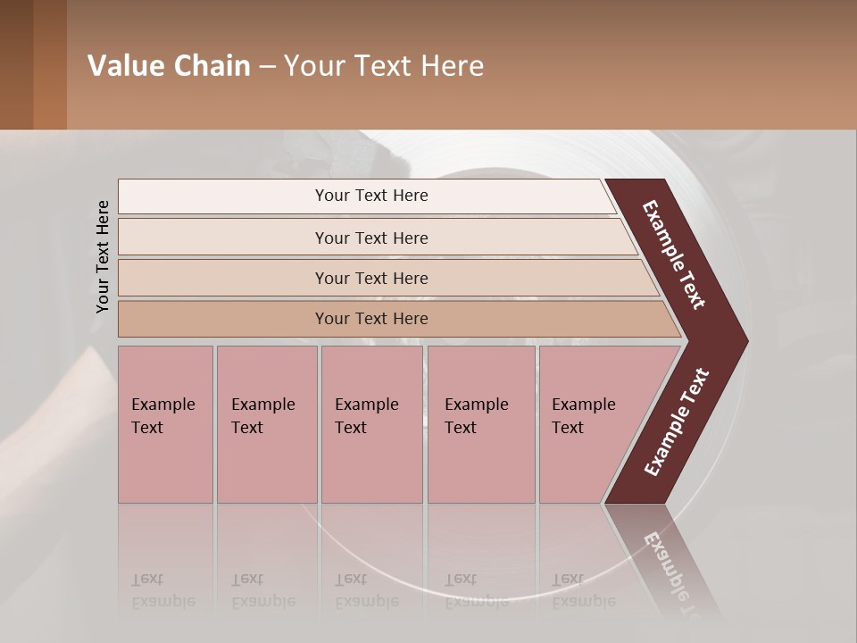 A Man Is Changing A Brake On A Car PowerPoint Template