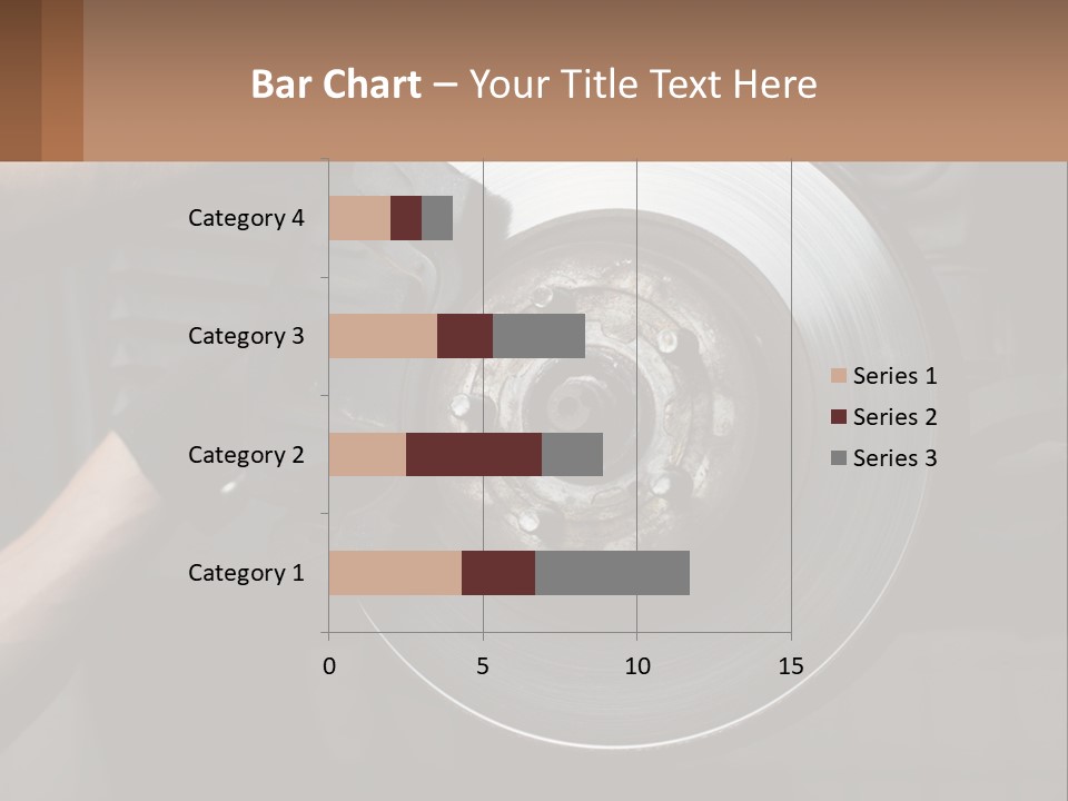 A Man Is Changing A Brake On A Car PowerPoint Template