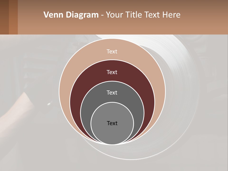 A Man Is Changing A Brake On A Car PowerPoint Template