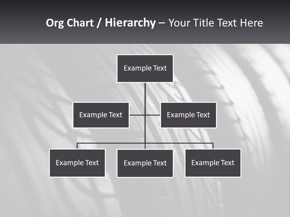 A Row Of Tires With A Black Background PowerPoint Template
