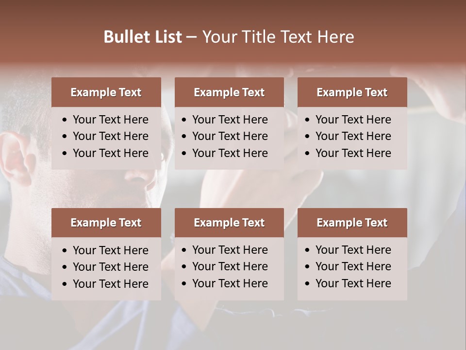 A Man Working On A Car In A Garage PowerPoint Template