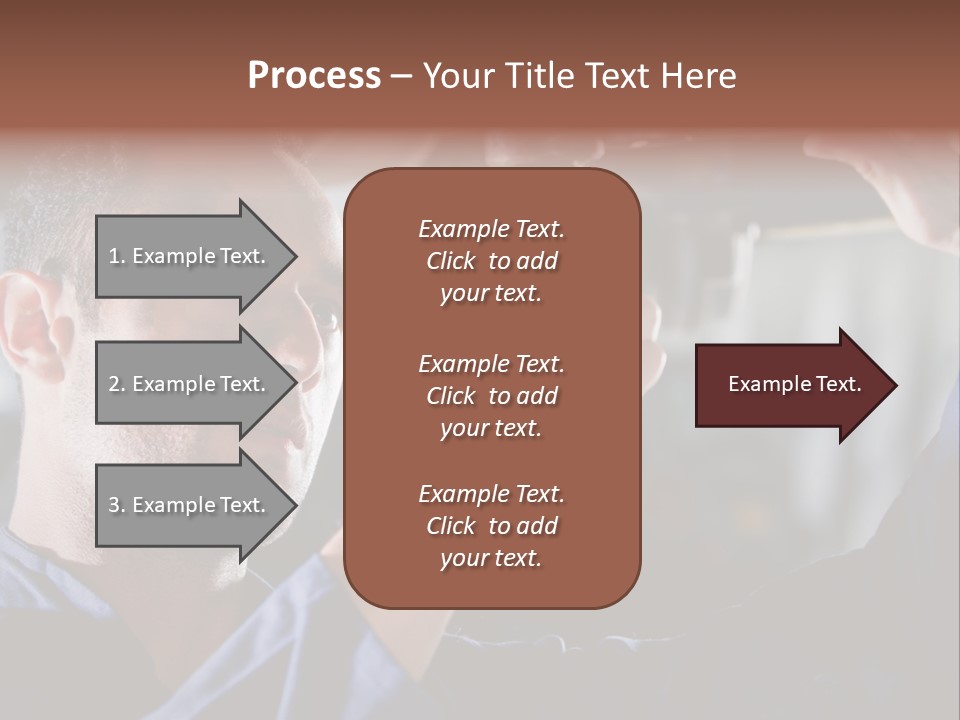 A Man Working On A Car In A Garage PowerPoint Template