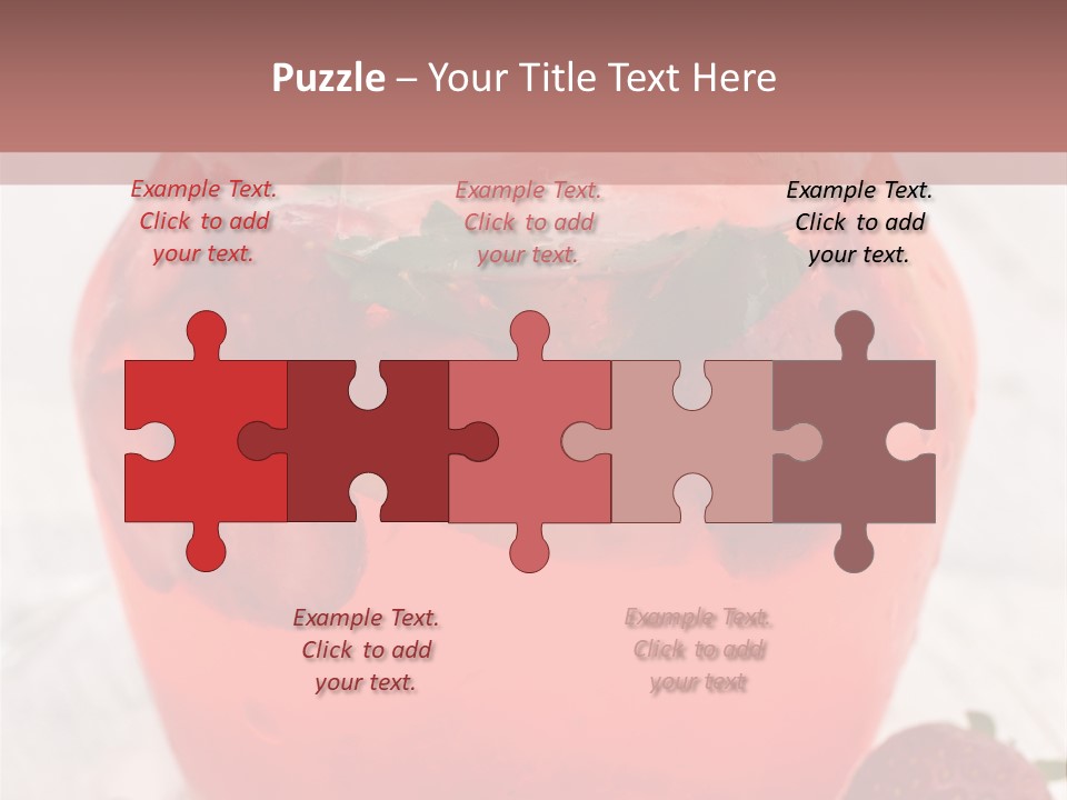 A Glass Jar Filled With Fruit On Top Of A Table PowerPoint Template
