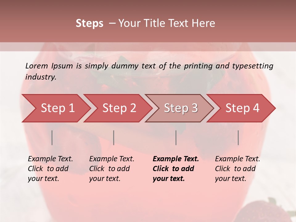A Glass Jar Filled With Fruit On Top Of A Table PowerPoint Template