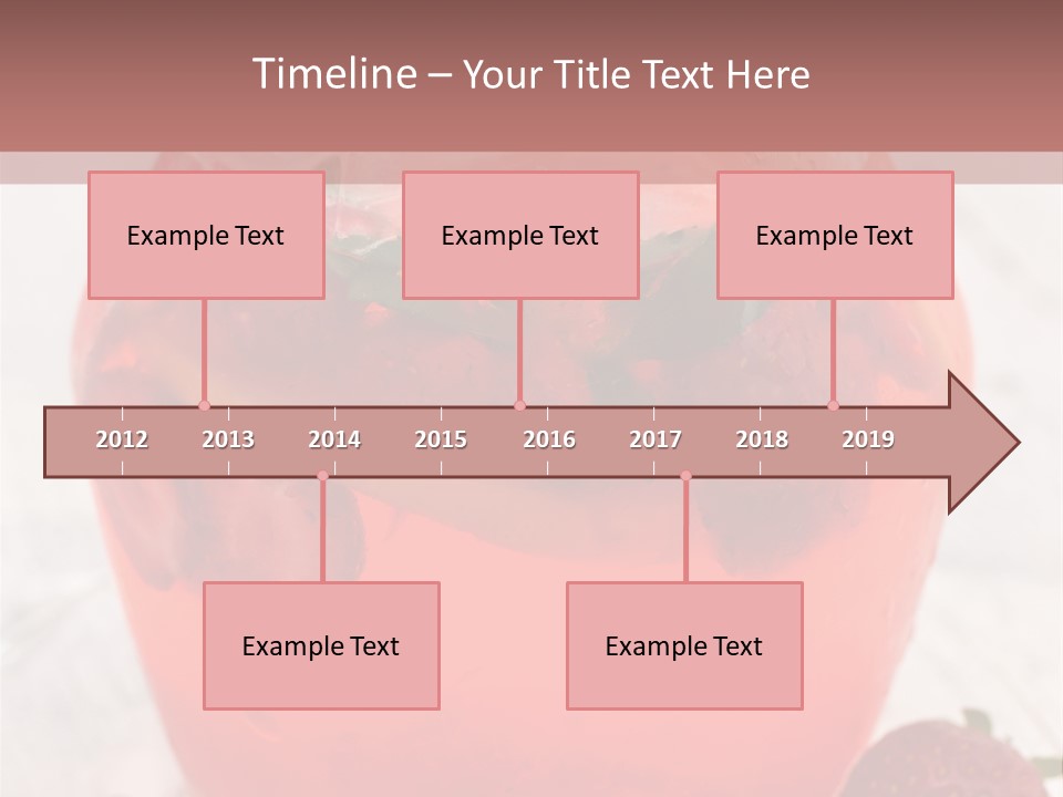 A Glass Jar Filled With Fruit On Top Of A Table PowerPoint Template