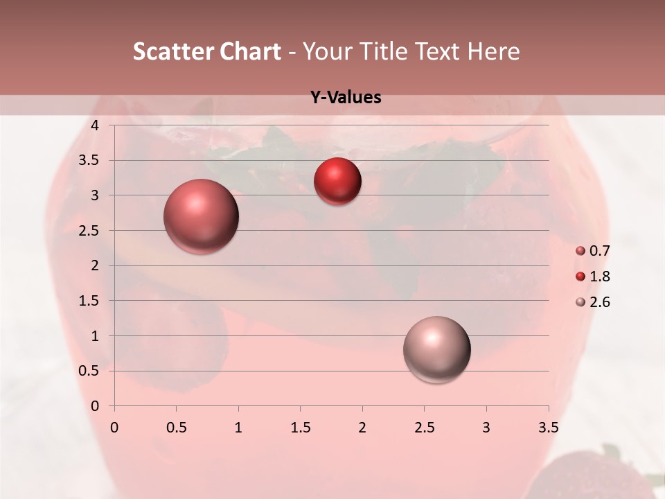 A Glass Jar Filled With Fruit On Top Of A Table PowerPoint Template