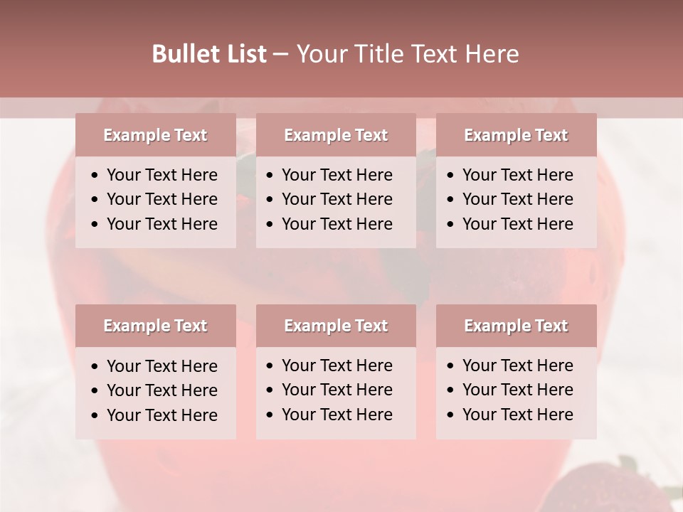 A Glass Jar Filled With Fruit On Top Of A Table PowerPoint Template