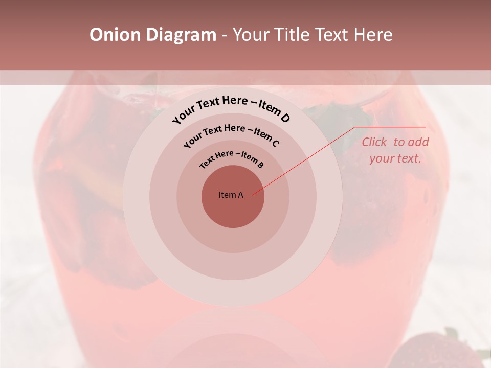 A Glass Jar Filled With Fruit On Top Of A Table PowerPoint Template