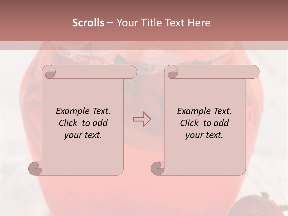 A Glass Jar Filled With Fruit On Top Of A Table PowerPoint Template