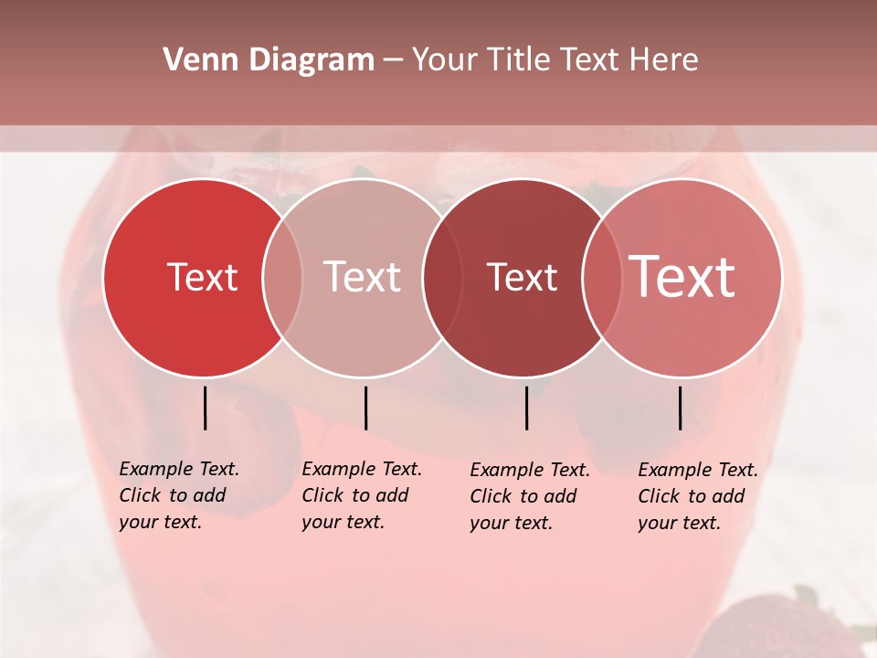 A Glass Jar Filled With Fruit On Top Of A Table PowerPoint Template