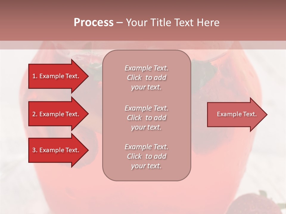 A Glass Jar Filled With Fruit On Top Of A Table PowerPoint Template