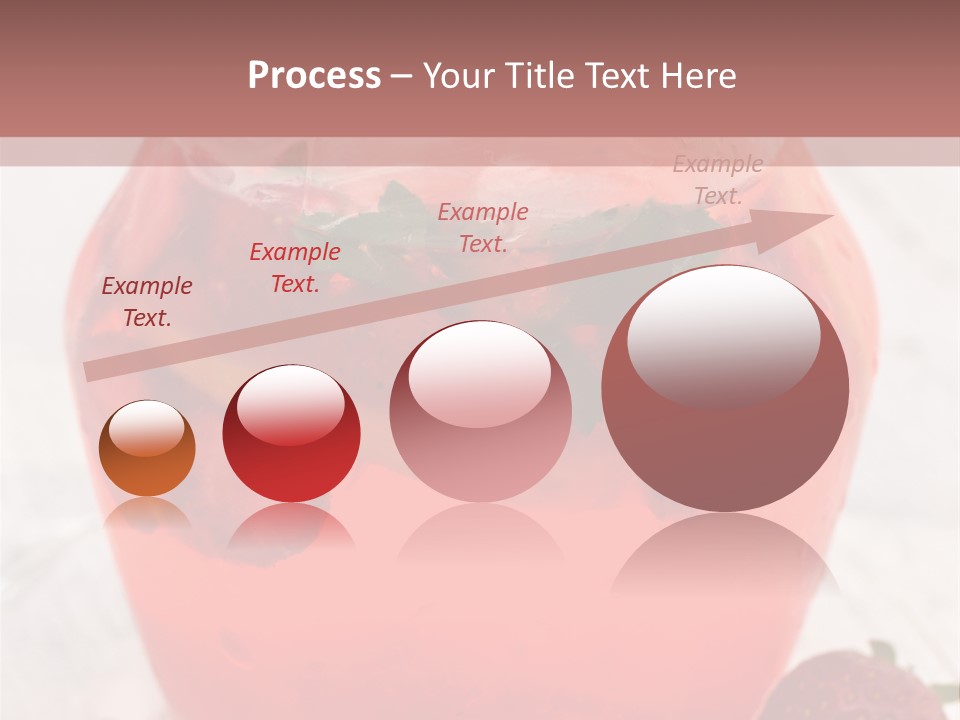 A Glass Jar Filled With Fruit On Top Of A Table PowerPoint Template