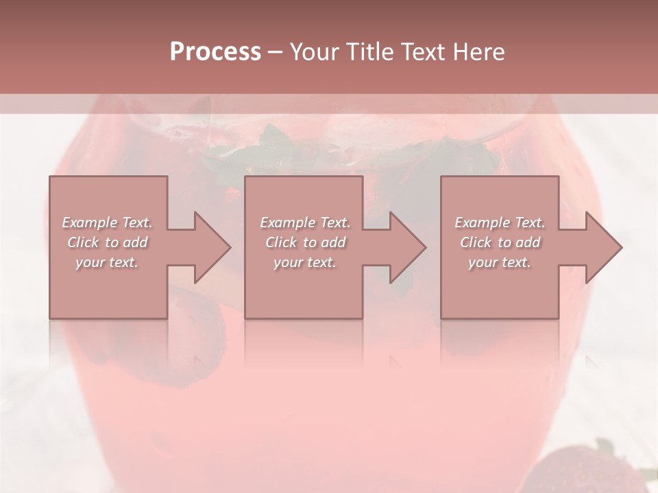 A Glass Jar Filled With Fruit On Top Of A Table PowerPoint Template