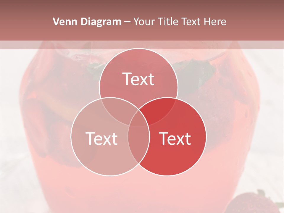 A Glass Jar Filled With Fruit On Top Of A Table PowerPoint Template