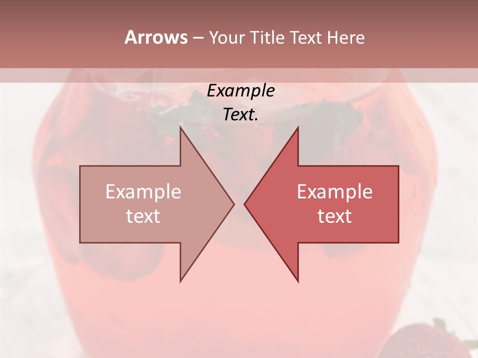 A Glass Jar Filled With Fruit On Top Of A Table PowerPoint Template