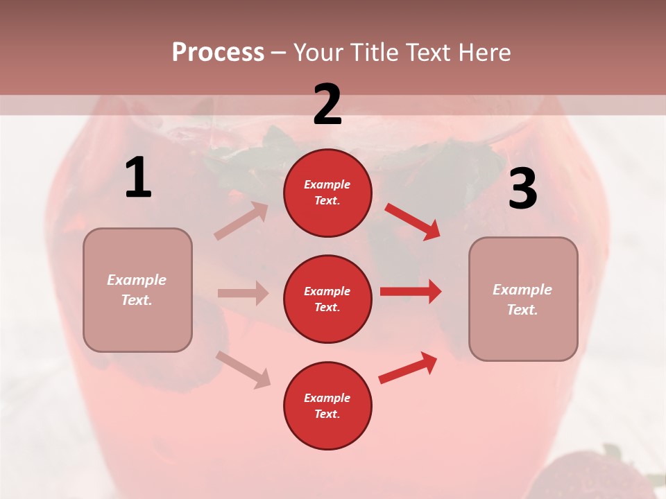 A Glass Jar Filled With Fruit On Top Of A Table PowerPoint Template