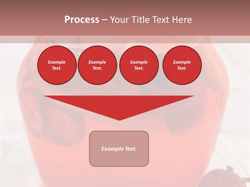 A Glass Jar Filled With Fruit On Top Of A Table PowerPoint Template