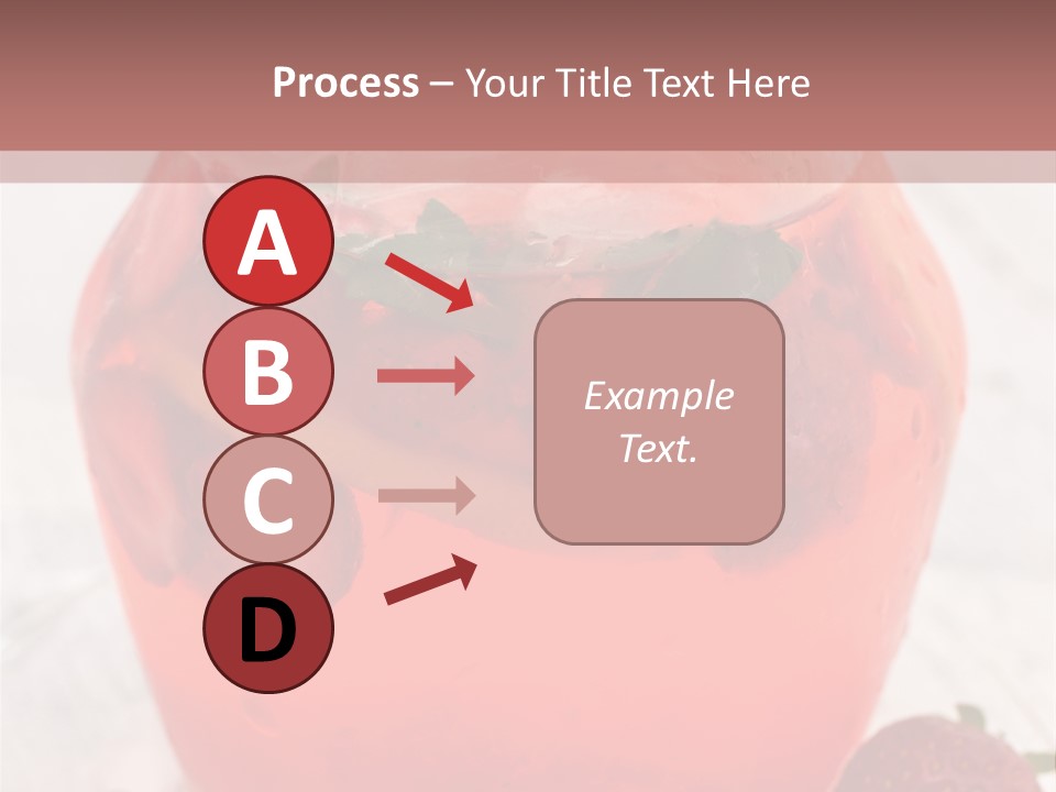 A Glass Jar Filled With Fruit On Top Of A Table PowerPoint Template