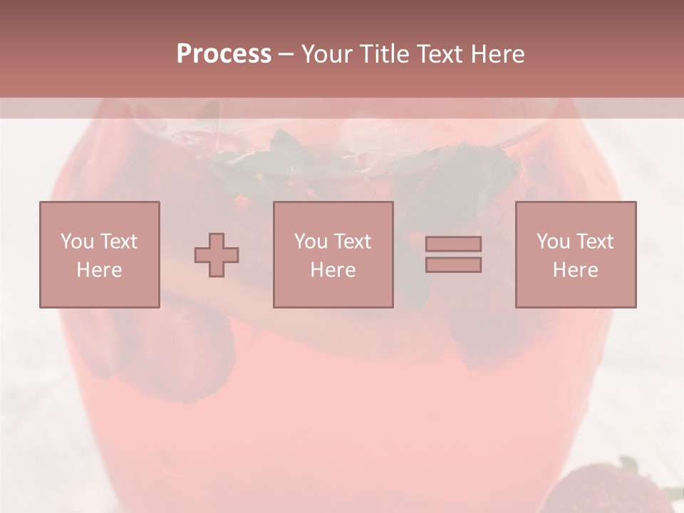 A Glass Jar Filled With Fruit On Top Of A Table PowerPoint Template