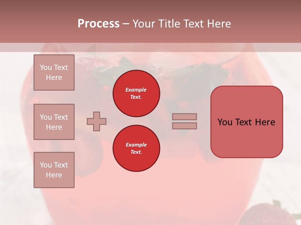 A Glass Jar Filled With Fruit On Top Of A Table PowerPoint Template