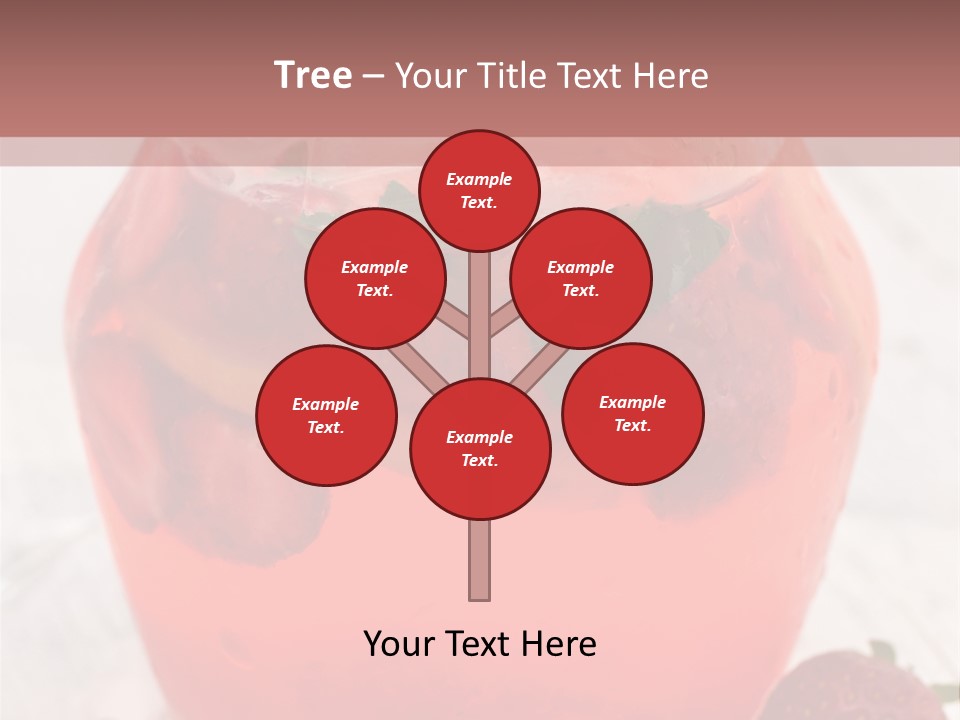 A Glass Jar Filled With Fruit On Top Of A Table PowerPoint Template