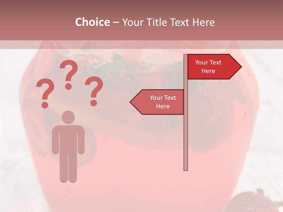 A Glass Jar Filled With Fruit On Top Of A Table PowerPoint Template