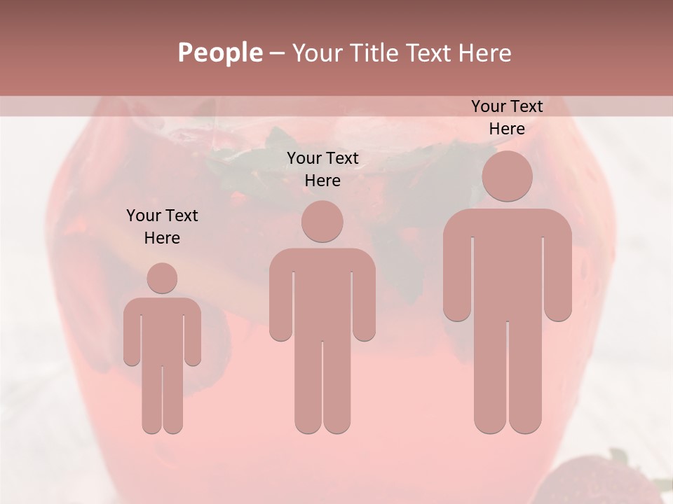 A Glass Jar Filled With Fruit On Top Of A Table PowerPoint Template