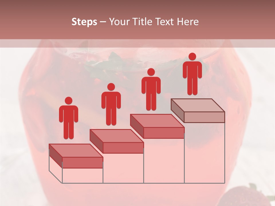 A Glass Jar Filled With Fruit On Top Of A Table PowerPoint Template
