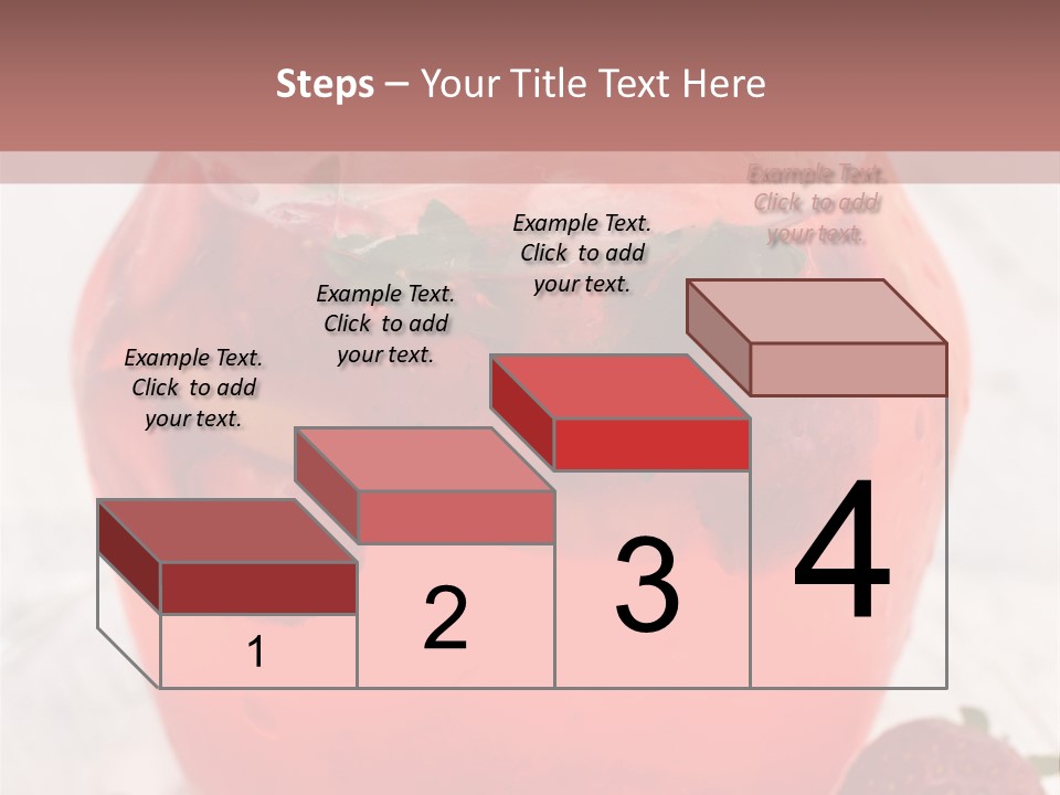 A Glass Jar Filled With Fruit On Top Of A Table PowerPoint Template