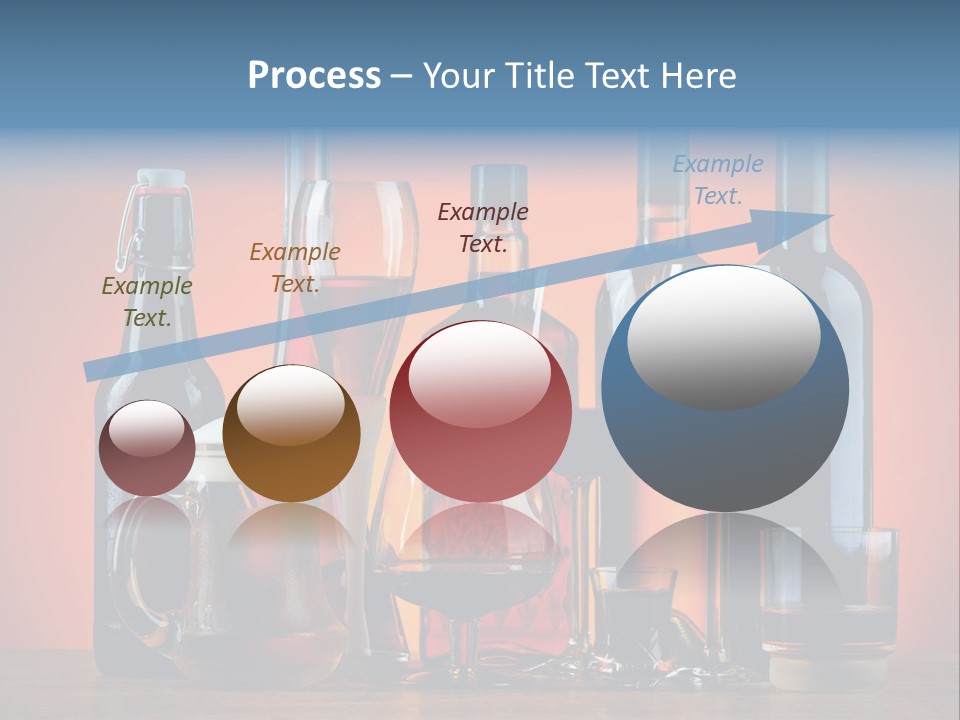 A Table Topped With Lots Of Bottles And Glasses PowerPoint Template