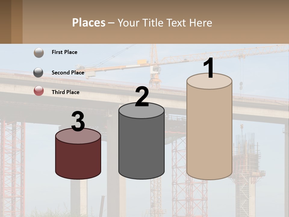 A Crane Is On Top Of A Building Under Construction PowerPoint Template