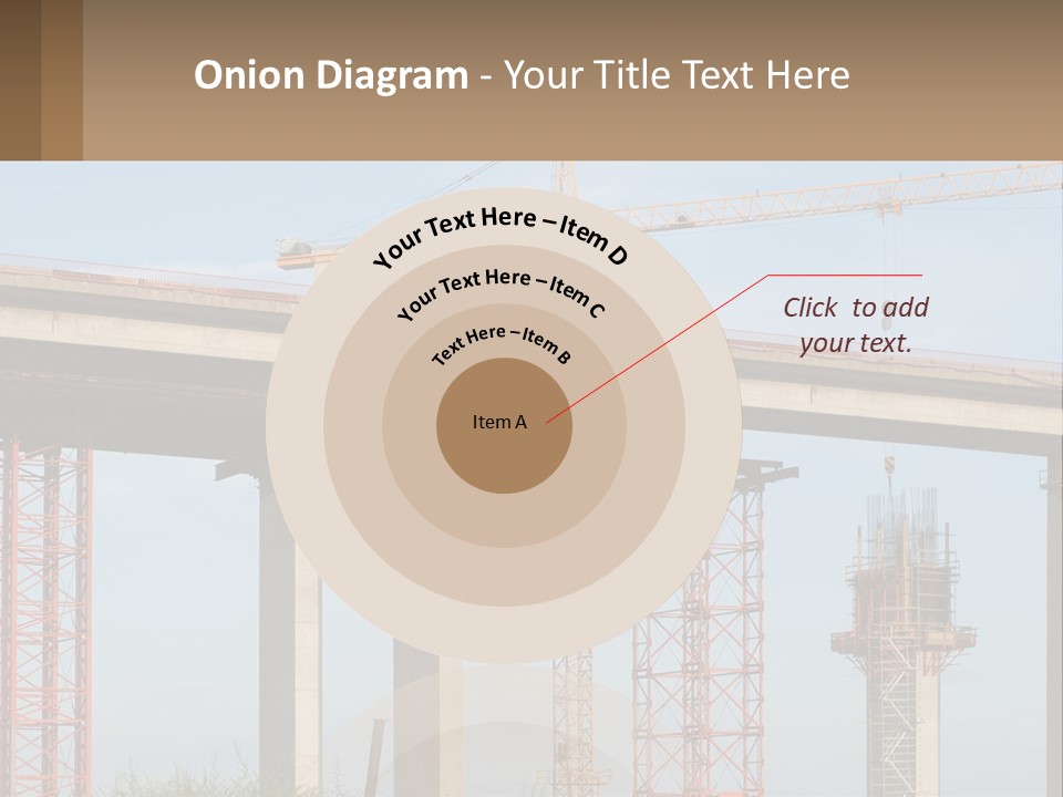 A Crane Is On Top Of A Building Under Construction PowerPoint Template