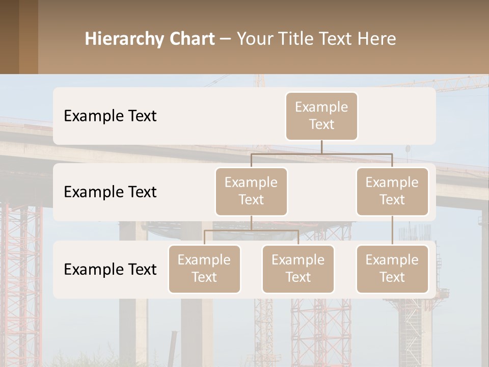 A Crane Is On Top Of A Building Under Construction PowerPoint Template