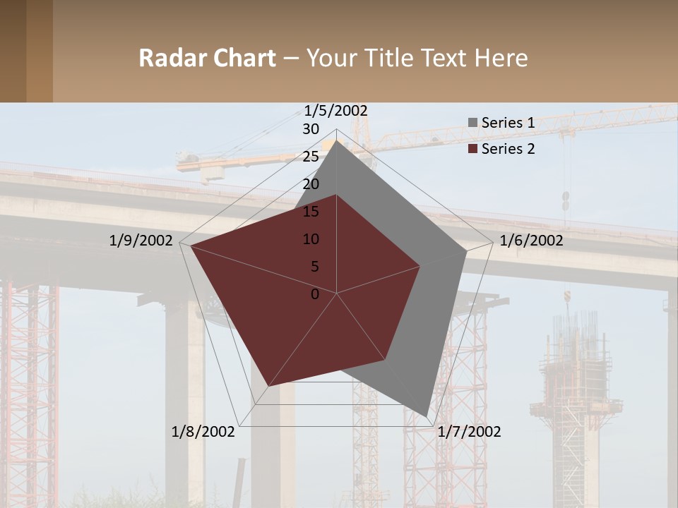 A Crane Is On Top Of A Building Under Construction PowerPoint Template