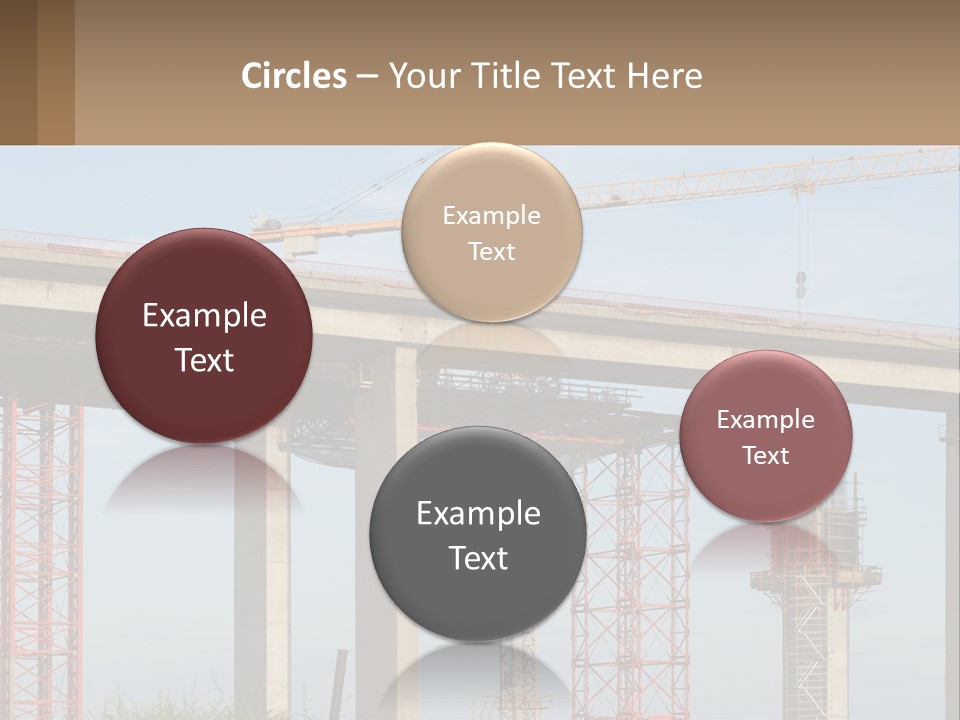 A Crane Is On Top Of A Building Under Construction PowerPoint Template
