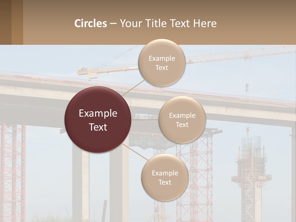 A Crane Is On Top Of A Building Under Construction PowerPoint Template